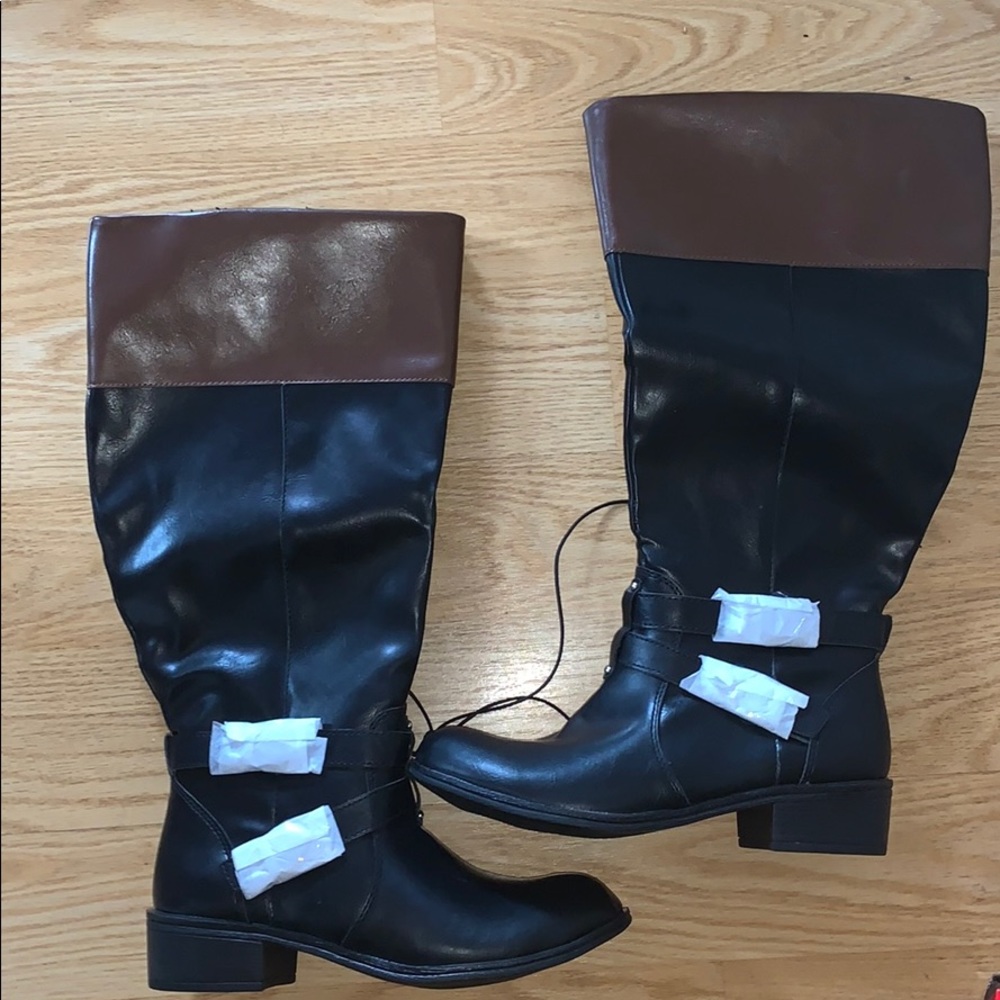 Black and Brown Arizona Co. boots.